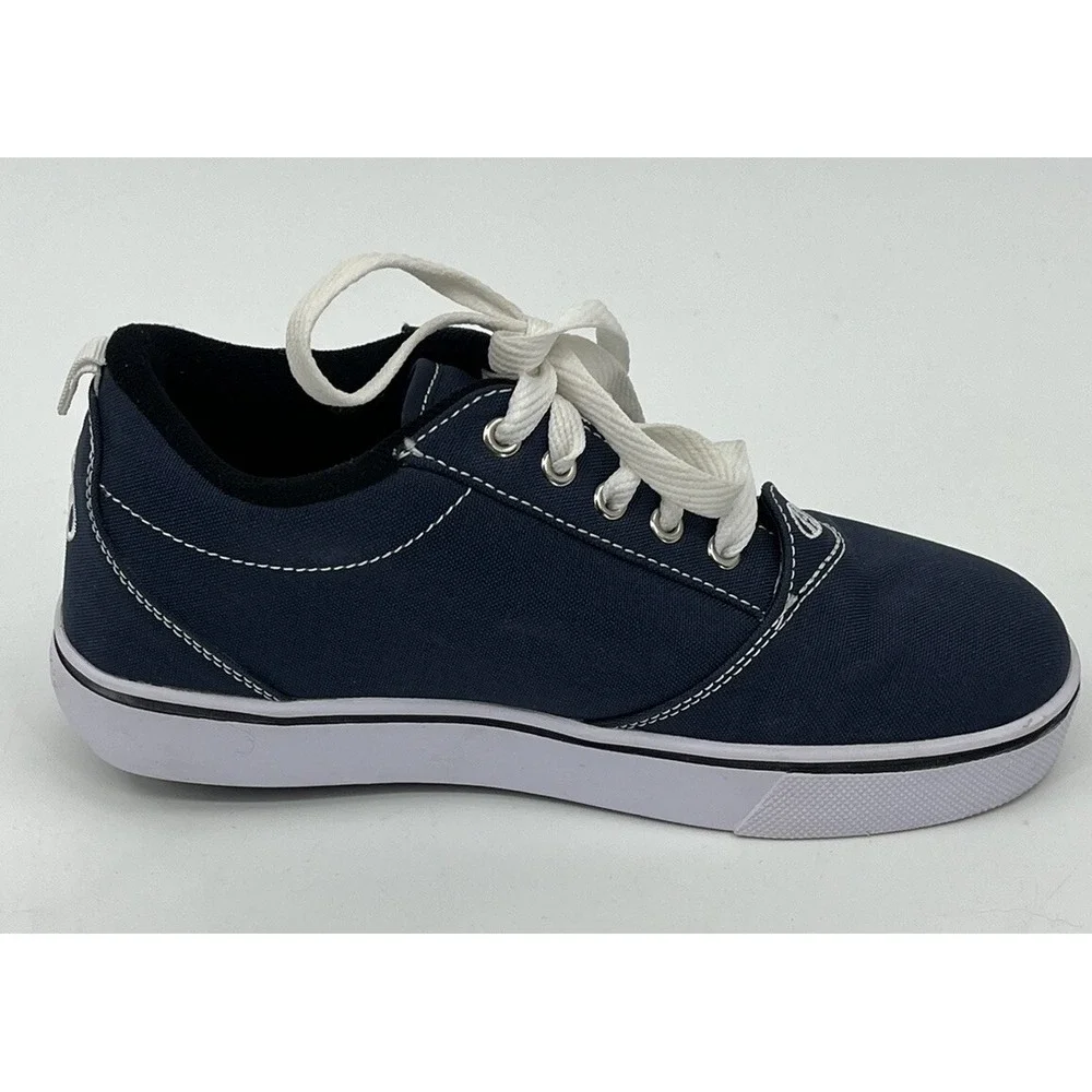 Heelys Skate Shoes Sneakers Navy Canvas Youth Size 5